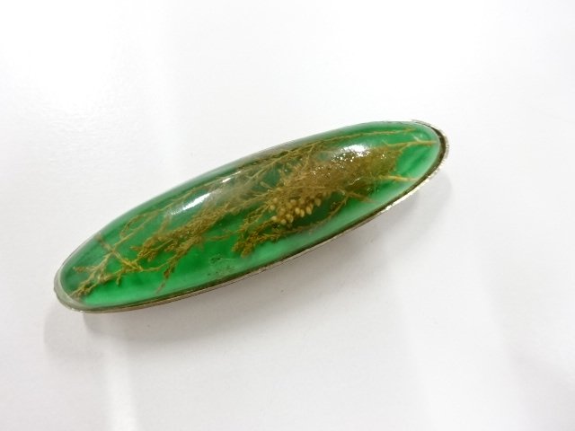 JAPANESE KIMONO / ANTIQUE DRIED FLOWERS OBIDOME (SASH CLIP)
